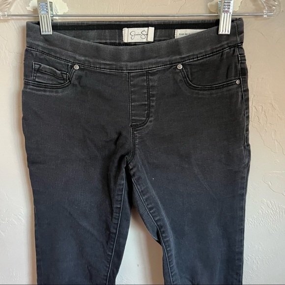 Jessica Simpson Faded Black Kiss Me Pull On Jeggings - Picture 3 of 9